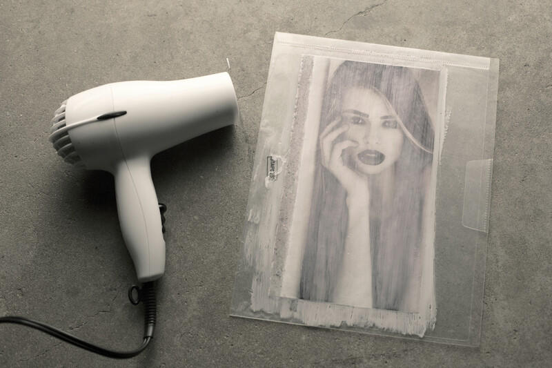 Drying your own photo canvas