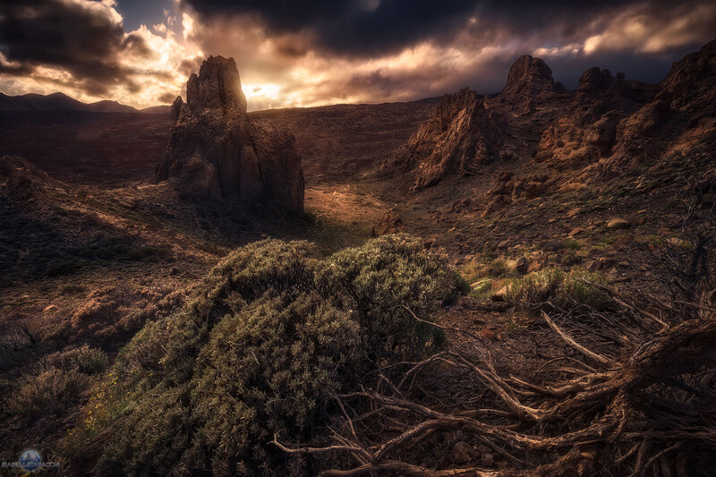 Sunset in El Teide National Park