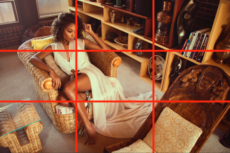 Rule of Thirds on location with model Elise Tucker for designer Dacy Luneburg by Nicole York