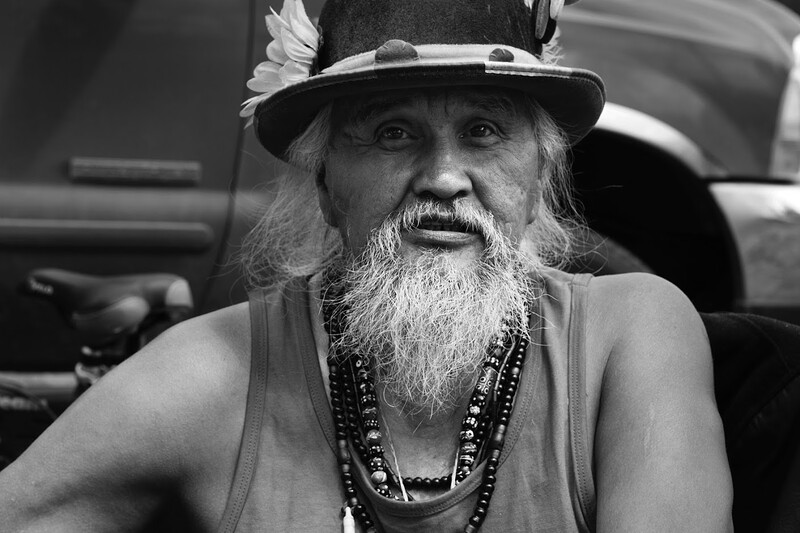 Tribal Elder, Maq featured in interview speaks about the indian beliefs about suicide. Photo by Gabrielle Colton
