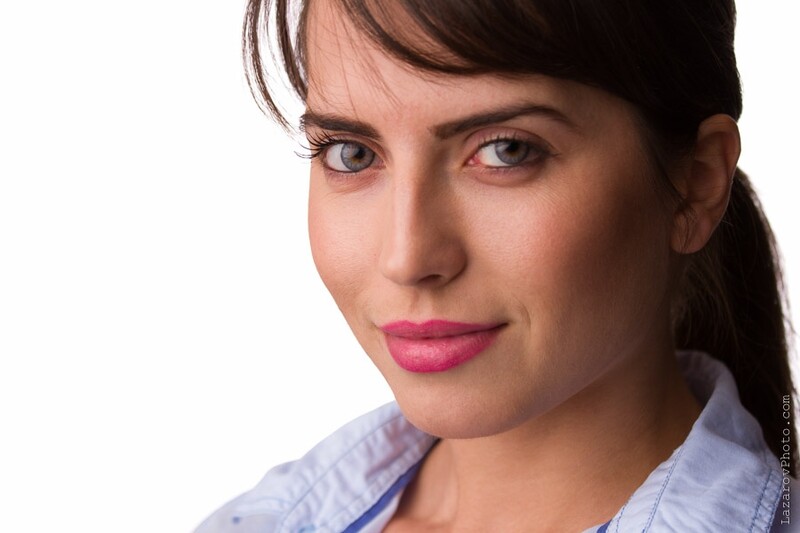 Headshot on a white background
