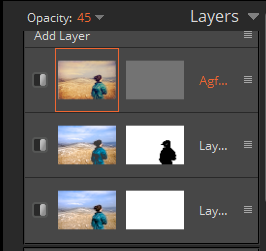 layer panel. photo editing software