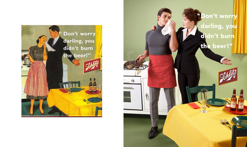 Reversed roles on a sexist vintage advert