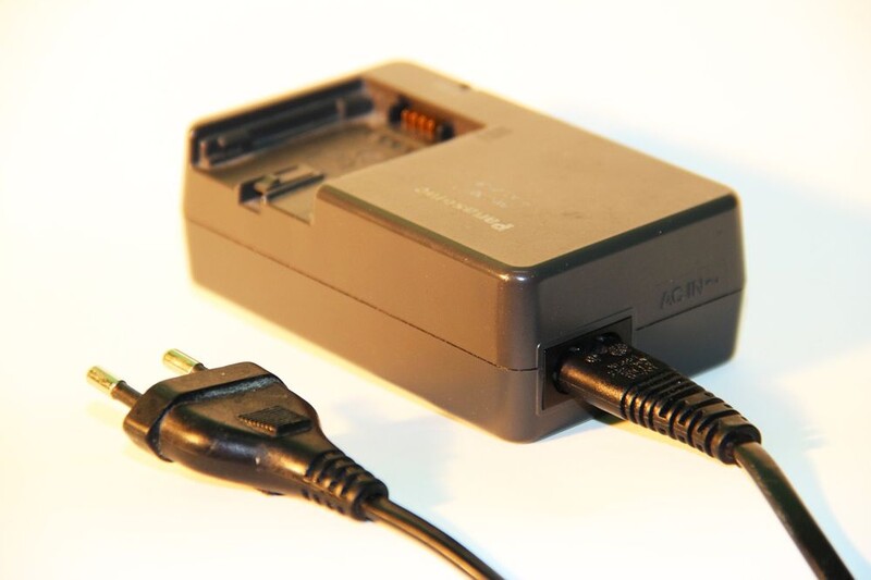 Camera battery charger