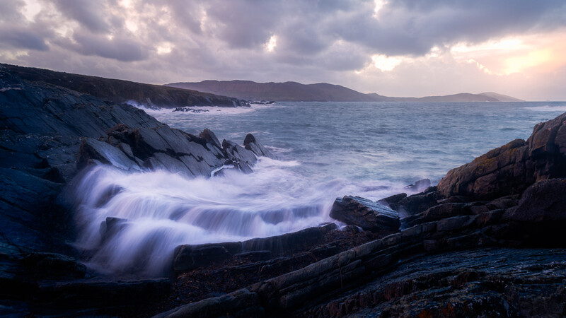 safety by the sea. personal safety. landscape photography.