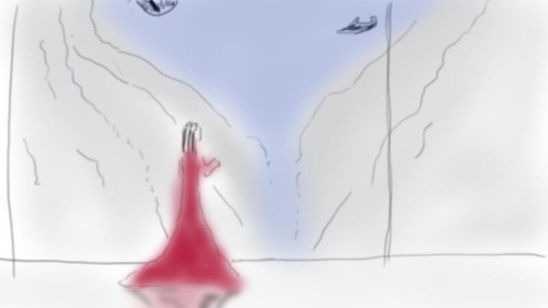 "Underwater beauty" - the idea sketch