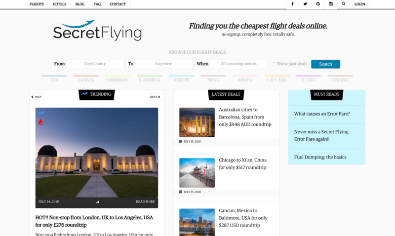 Secret Flying