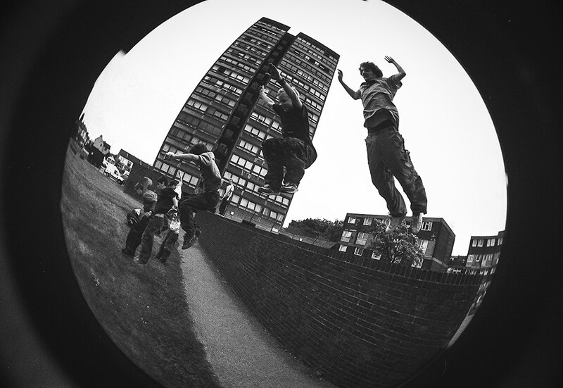 parkour fish eye lens