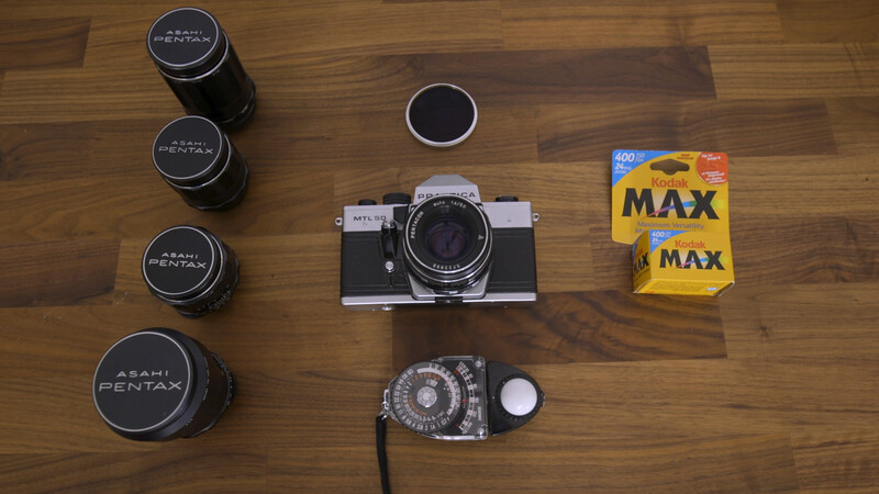 Film cameras and lenses