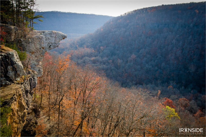 Even just location scouting can take you to some magical places. Hawksbill Crag, Ozark National Forest, Arkansas, 2012. Photo by Stephen Ironside.