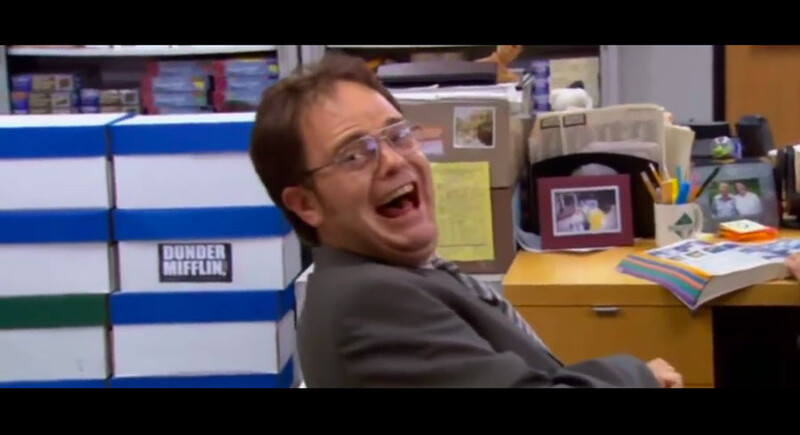 A scene from "The Office"