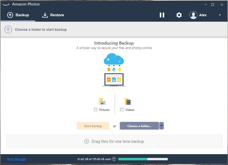 Backup Configuration Window