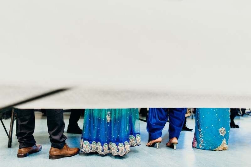 Muslim wedding guests