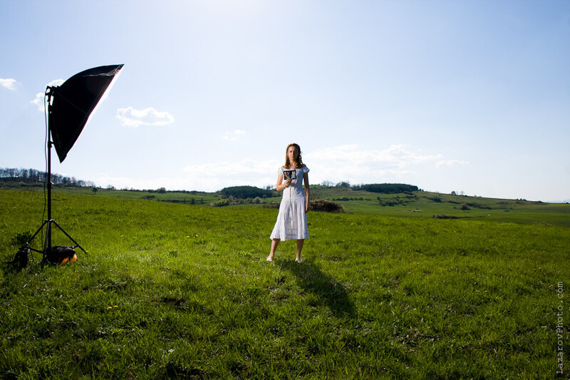 BTS from a conceptual photoshoot