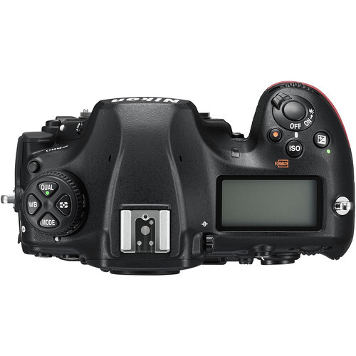 Top view of the Nikon D850 camera