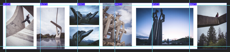 Instagram carousel tool, slicing into 1080 pixel segments