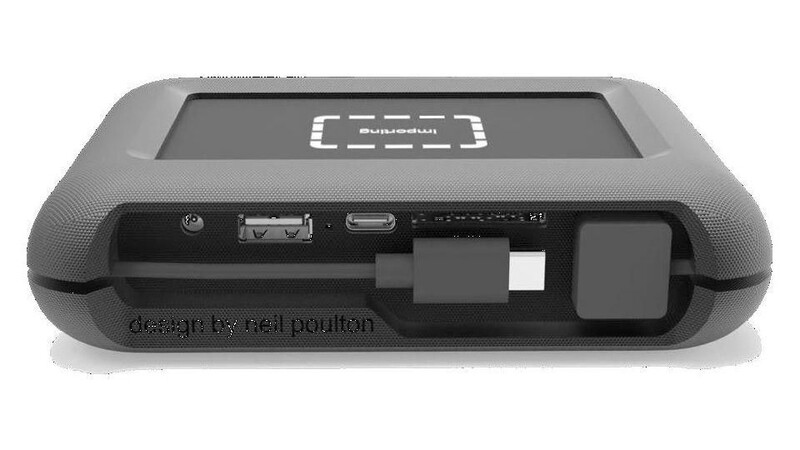 【中古品】LaCie DJI Copilot BOSS 2TB LaCie DJI Copilot BOSS 2TB HDD Featuring In-Field Direct Backup