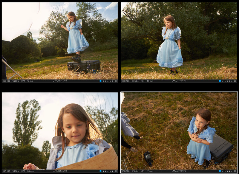 Alice in Wonderland - raw images for compositing