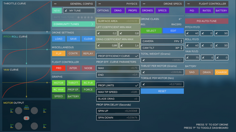 DRL Simulator: Physics Dashboard