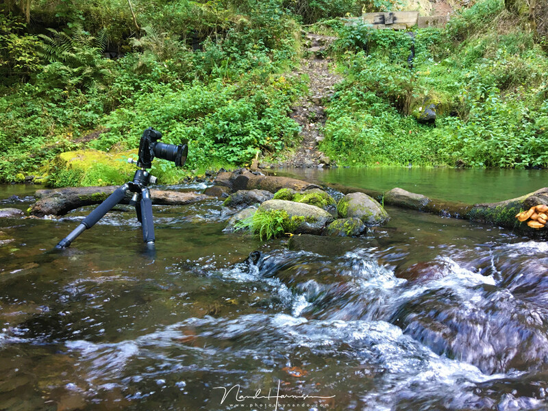 Place your tripod not like this. Keep it level as much as possible