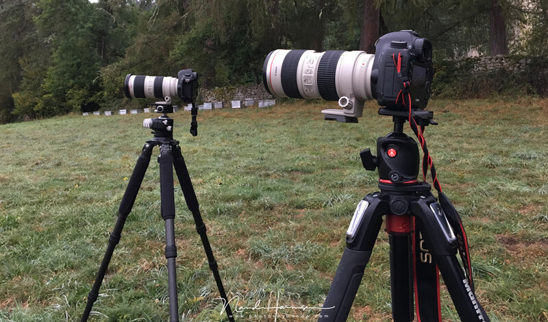 Can you image people can connect a camera onto a tripod like this? They do. The correct way is using the lens collar like the one in the back