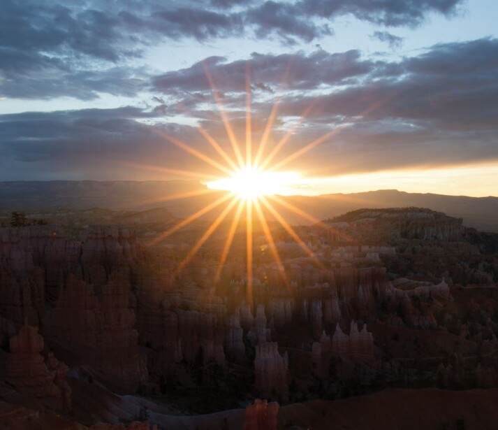 unnatural sun glow from editing