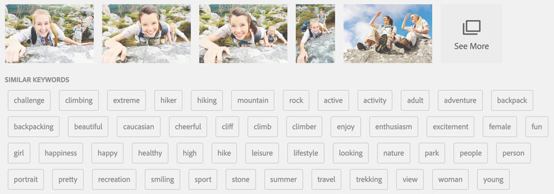 Stock library keywords - check out the competition
