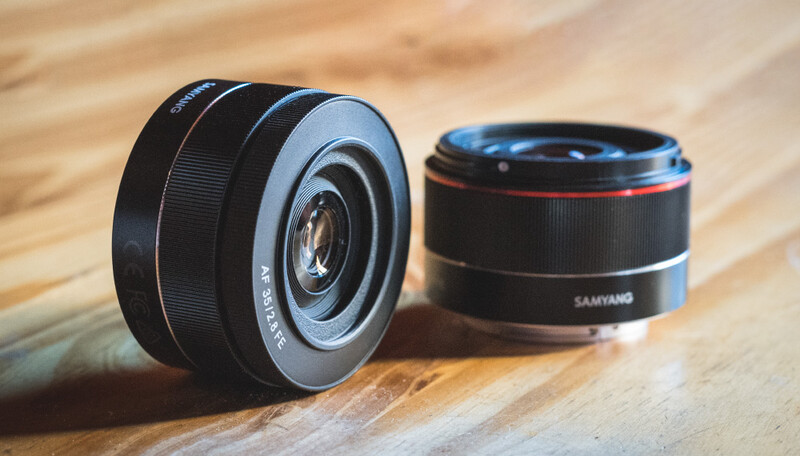 Samyang 24mm and 35mm f/2.8 lenses