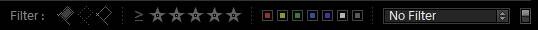 Lightroom's Filter Bar