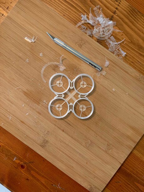 Trimming 3D Printed Frame