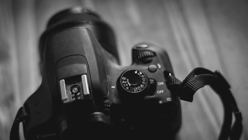 Canon dial, aperture priority