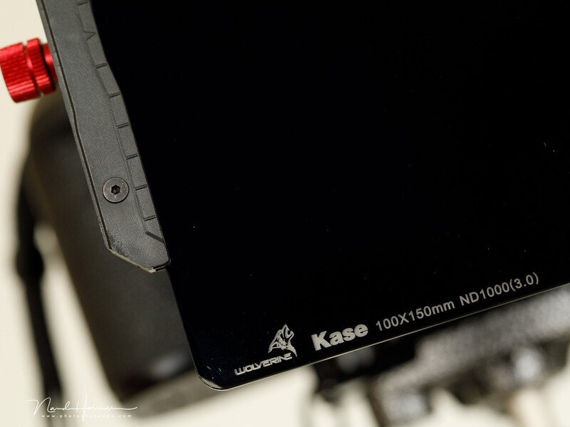 I changed the Lee Big Stopper for the Kase ND1000. Both extend the exposure time a thousand times. These filters are so dark, you cannot see through the optical viewfinder, but you can use the liveview function with exposure simulation turned on, or the e