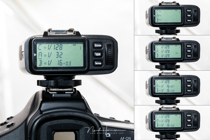 I don't like the remote of Godox. It is a horrible unit and making adjustments is terrible.