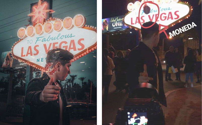 behind the scenes photo of a Las Vegas image