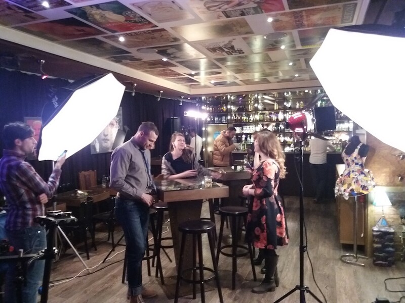 BTS from a recent filming