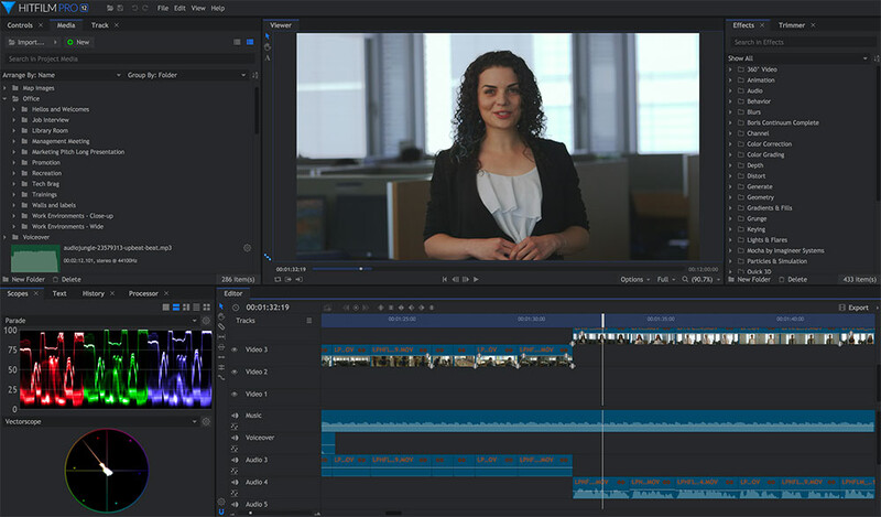 Organized media, color grading
