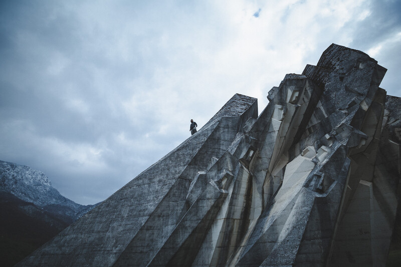 The monument at Tjentiste, Bosnia and Herzegovina
