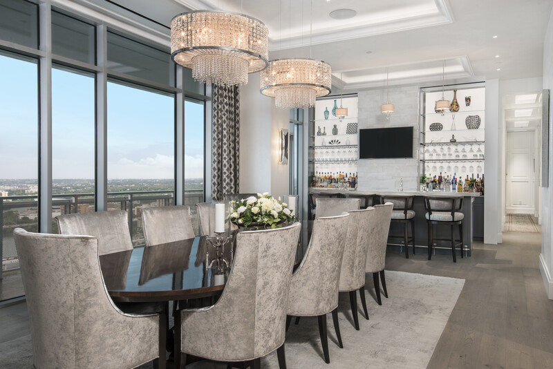an interior photo of a dining area