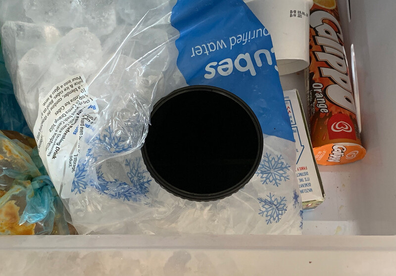 filters in freezer