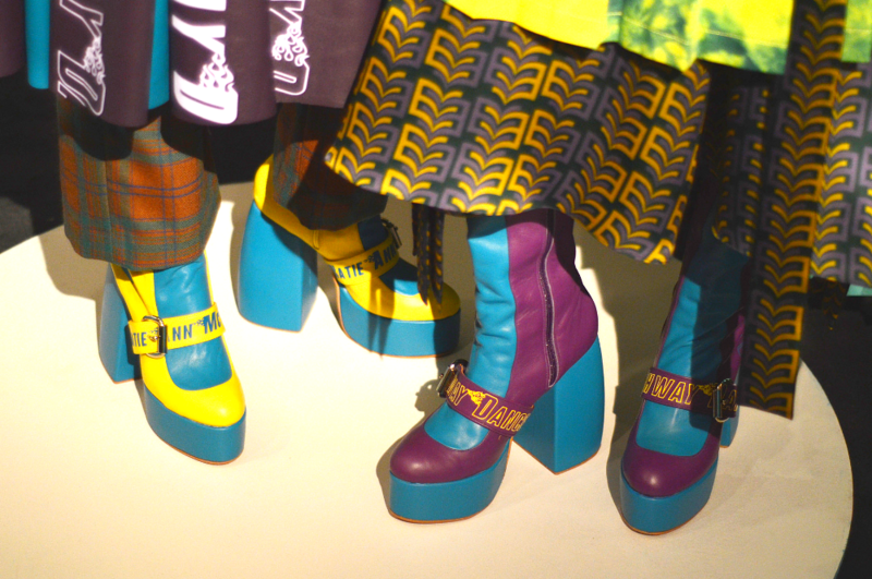 LFW catwalk show details - shoes