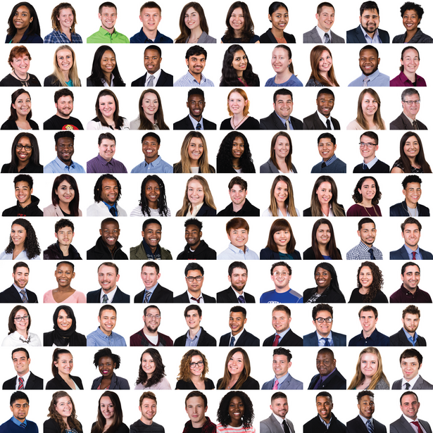 Collage of headshot photos