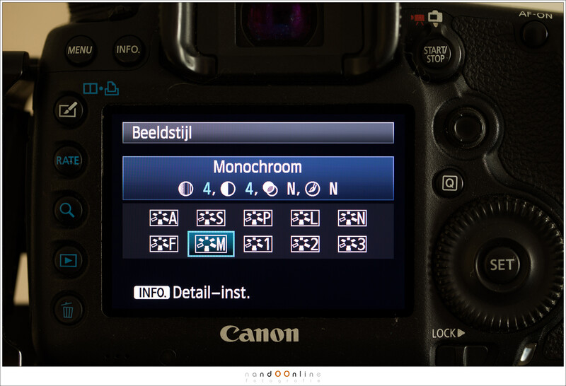 The monochrome picture style is one of the options Canon offers. This may vary with different camera brands. Fujifilm camera have also different black and white versions available, for example. You should check your camera for the possibilities..