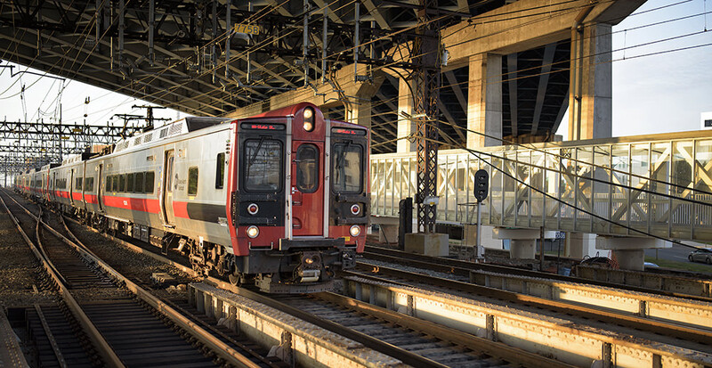 The wide aperture allowed for a usable shutter speed, allowing capture of this fast-moving train into Bridgeport, CT.