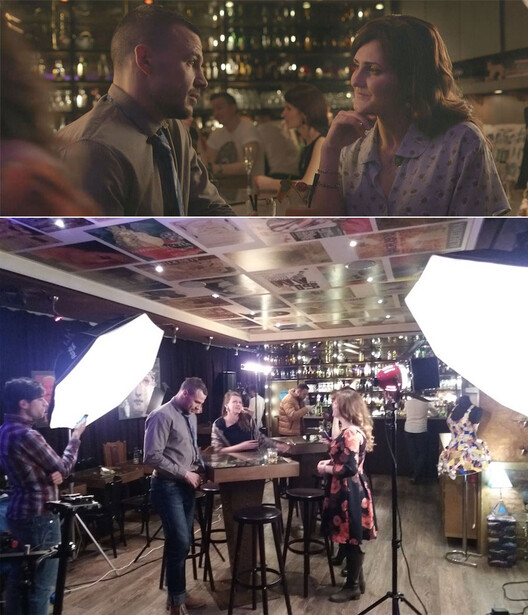 Before Love Ends: Bar dating, lighting diagram