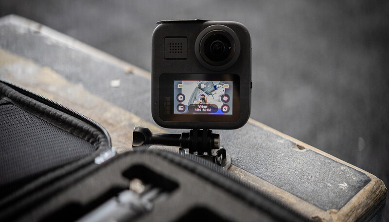 GoPro MAX with magnet