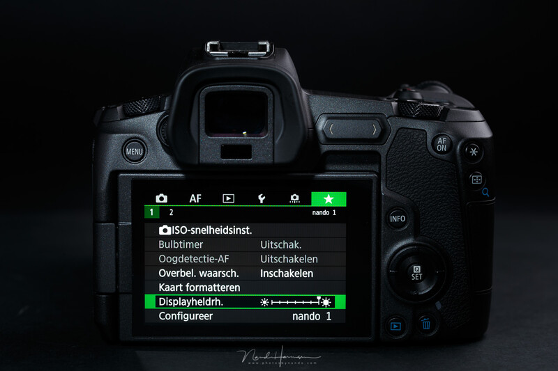The My Menu tab of a Canon camera, where you can gather a collection of menu functions for easy access. Canon offers the possibility to make multiple My Menu tabs.