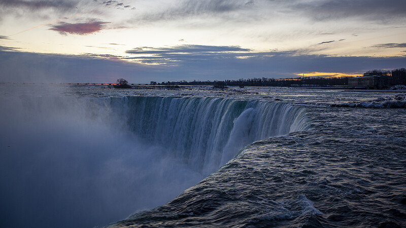 A short exposure of Niagara Falls.