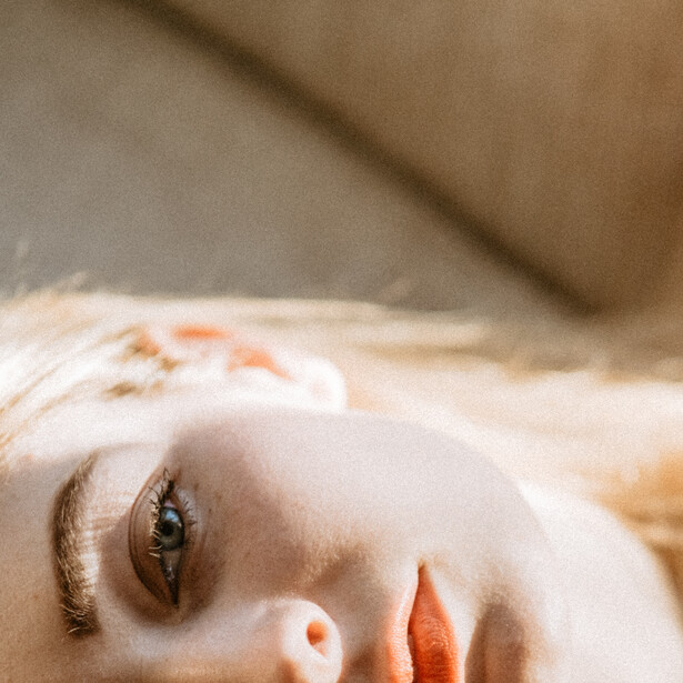 Portrait of a blonde girl