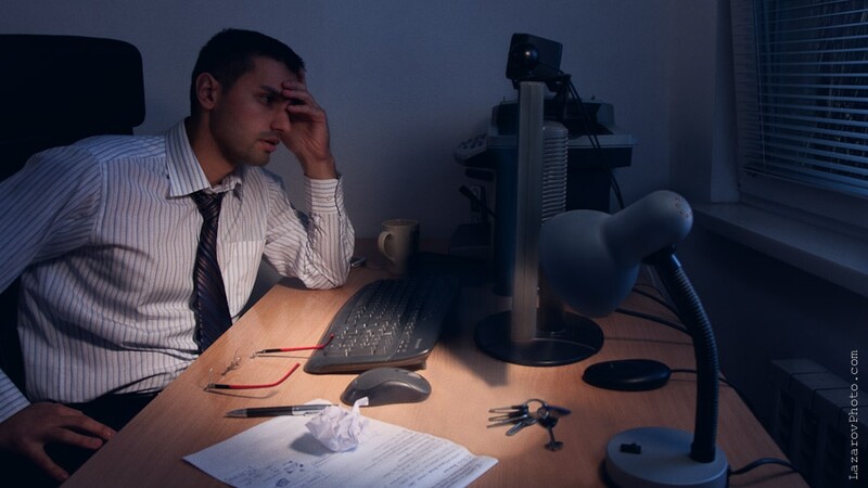 Late at the office (from my Business Friday series)