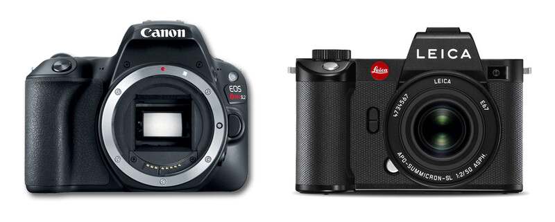 Canon and Leica SL2